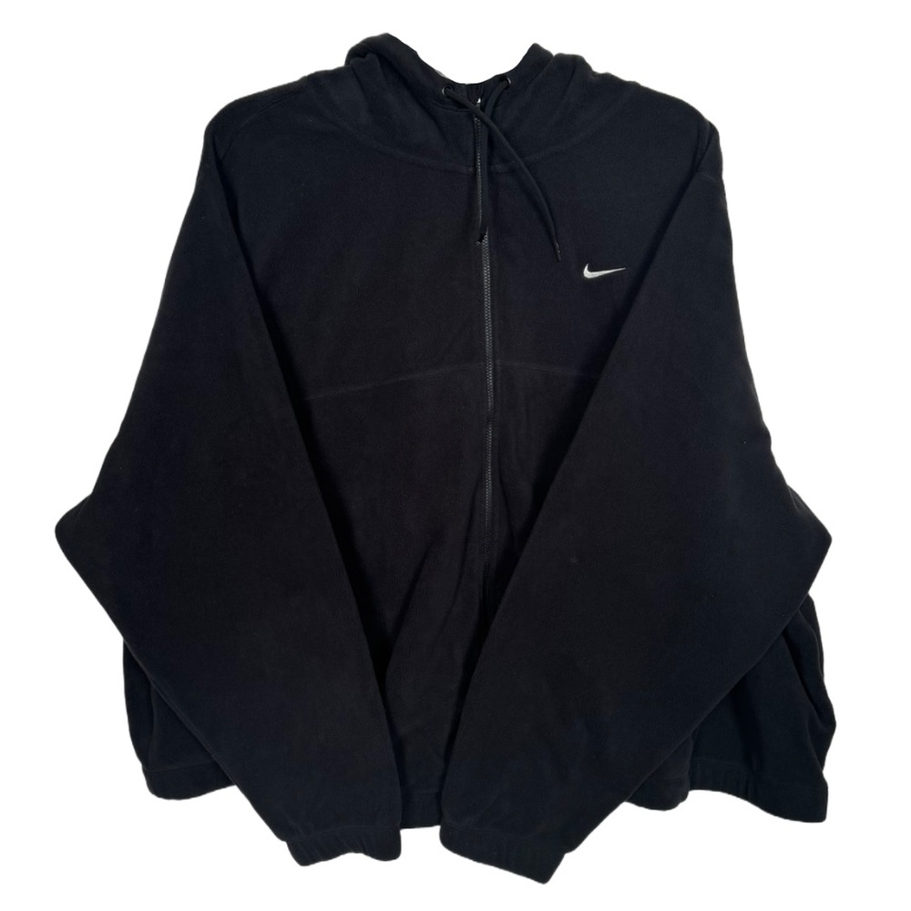 Nike Plus Size Therma-FIT Full-Zip Fleece Black Hoodie NWT - Picture 8 of 14